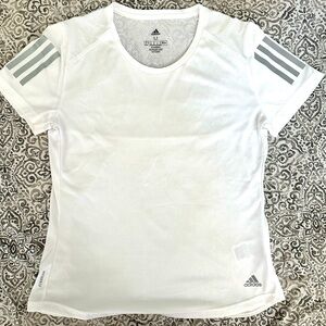 Adidas Aeroready White Running Tee